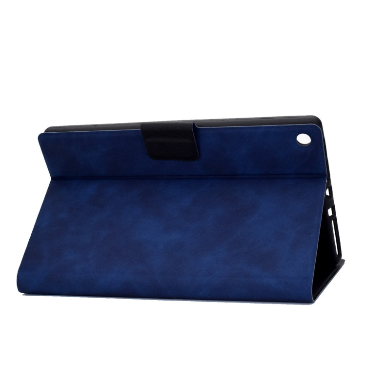 For Kindle Fire HD8 2016 / 2017 Cowhide Texture Horizontal Flip Leather Case with Holder & Card Slots & Sleep / Wake-up Function