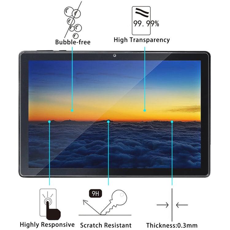 For Luca Te101 N1-b 10.1 9H 0.3mm Explosion-proof Tempered Glass Film