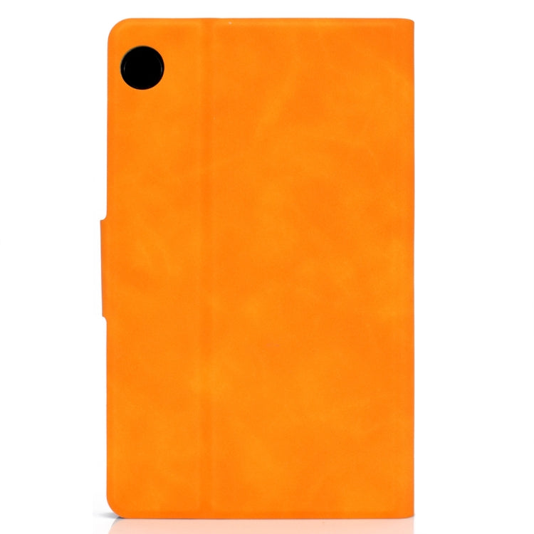 For Huawei MatePad T8 Cowhide Texture Horizontal Flip Leather Case with Holder & Card Slots & Sleep / Wake-up Function