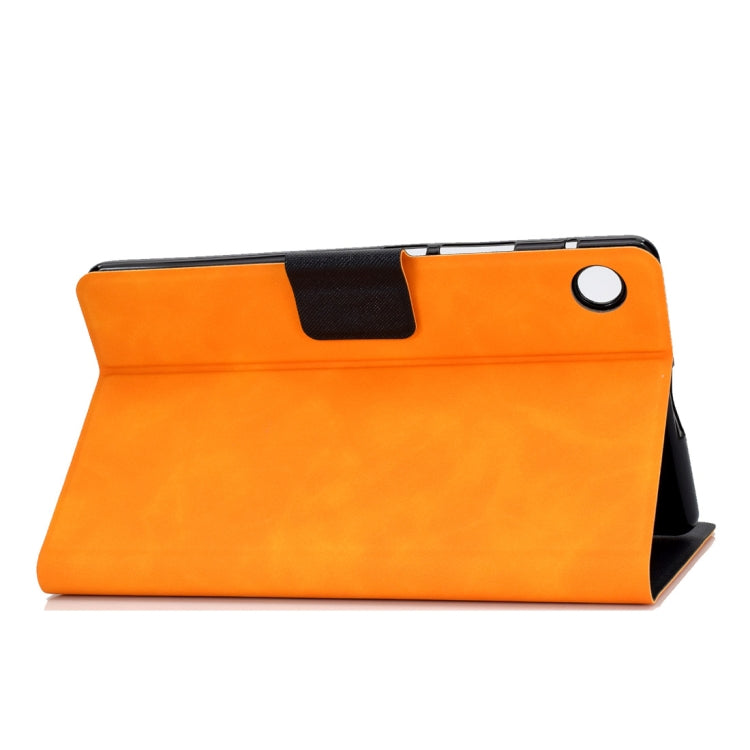 For Huawei MatePad T8 Cowhide Texture Horizontal Flip Leather Case with Holder & Card Slots & Sleep / Wake-up Function