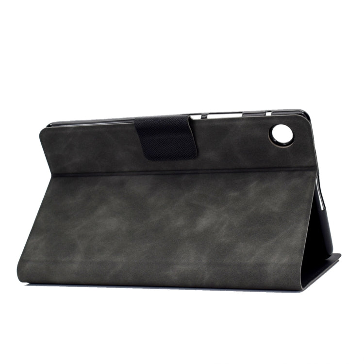 For Huawei MatePad T8 Cowhide Texture Horizontal Flip Leather Case with Holder & Card Slots & Sleep / Wake-up Function