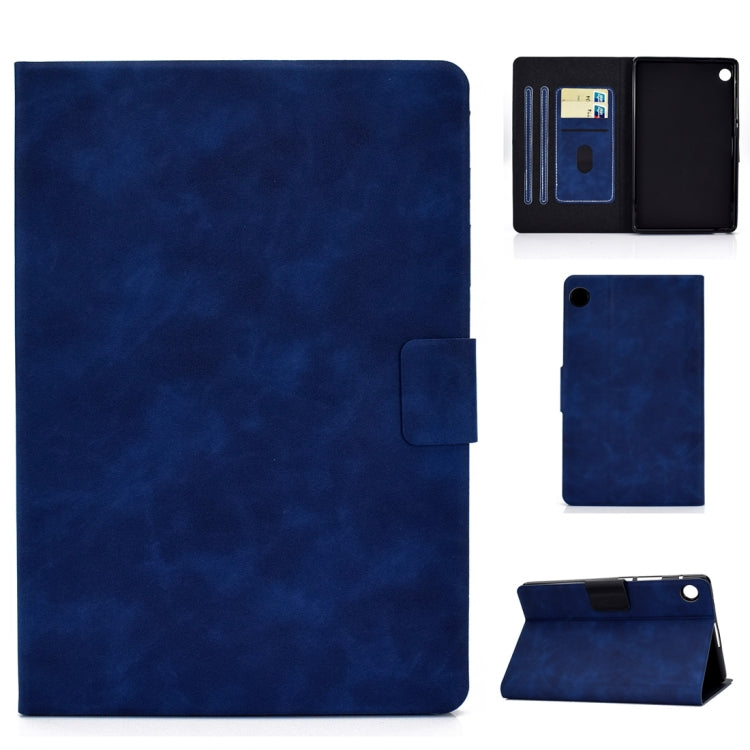 For Huawei MatePad T8 Cowhide Texture Horizontal Flip Leather Case with Holder & Card Slots & Sleep / Wake-up Function