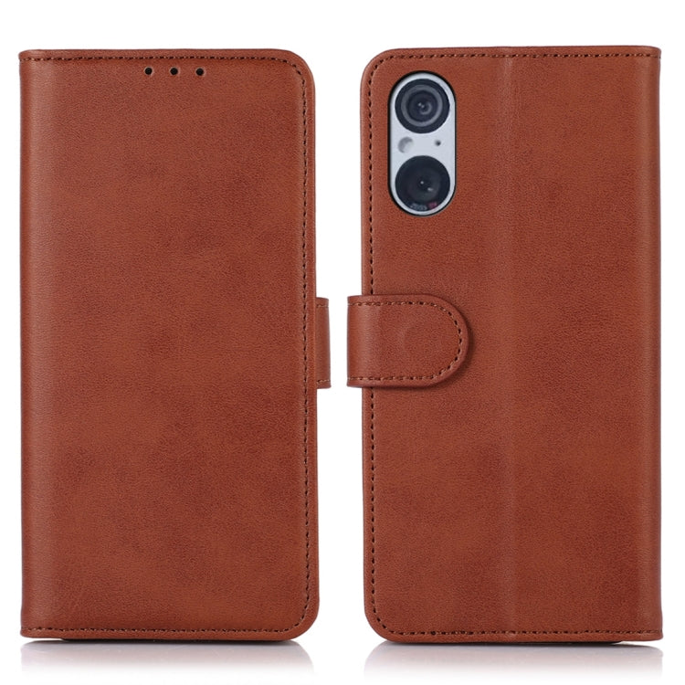 For Sony Xperia 5 V Cow Texture Leather Phone Case