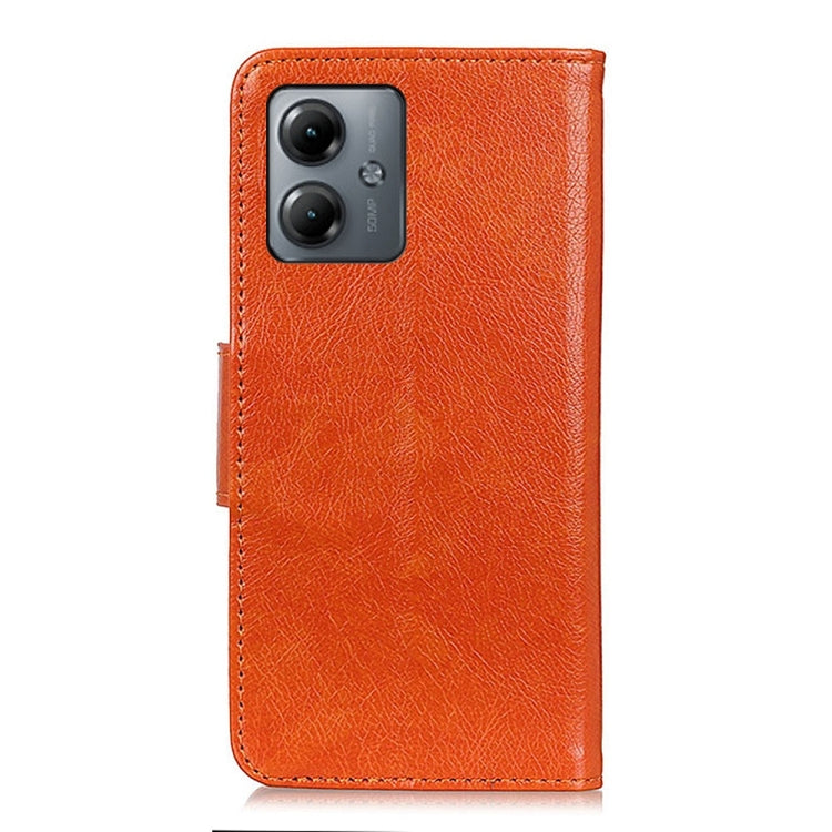 For Motorola Moto G14 4G Nappa Texture Flip Leather Phone Case