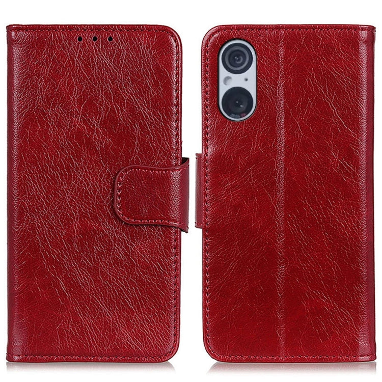For Sony Xperia 5 V Nappa Texture Flip Leather Phone Case
