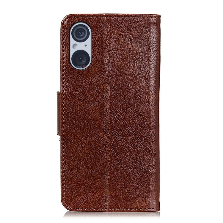 For Sony Xperia 5 V Nappa Texture Flip Leather Phone Case