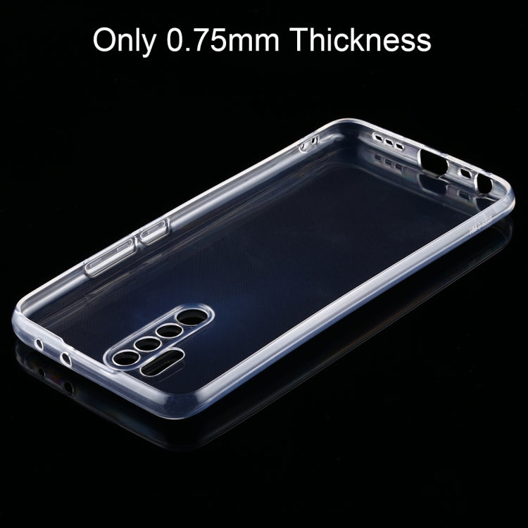 For Xiaomi Redmi 9 0.75mm Ultra-thin Transparent TPU Soft Protective Case