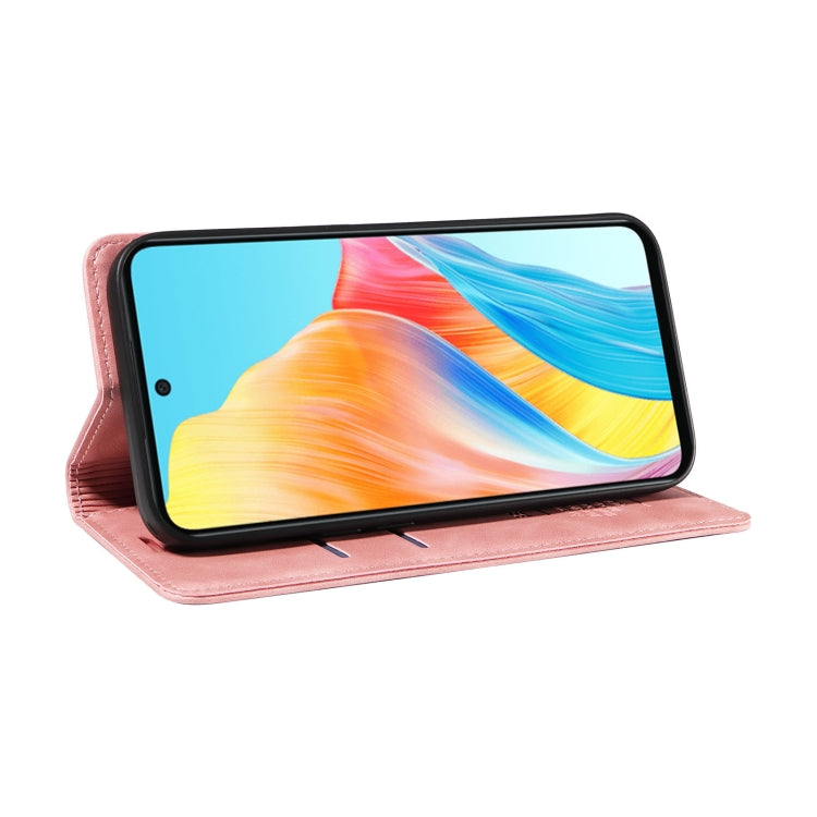 For OPPO A58 4G BETOPNICE Suction Anti-theft Leather Phone Case