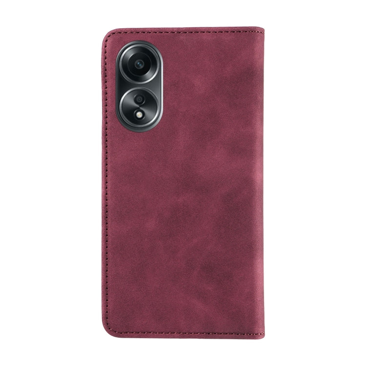 For OPPO A58 4G BETOPNICE Suction Anti-theft Leather Phone Case
