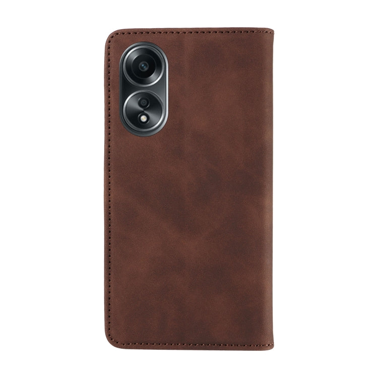 For OPPO A58 4G BETOPNICE Suction Anti-theft Leather Phone Case