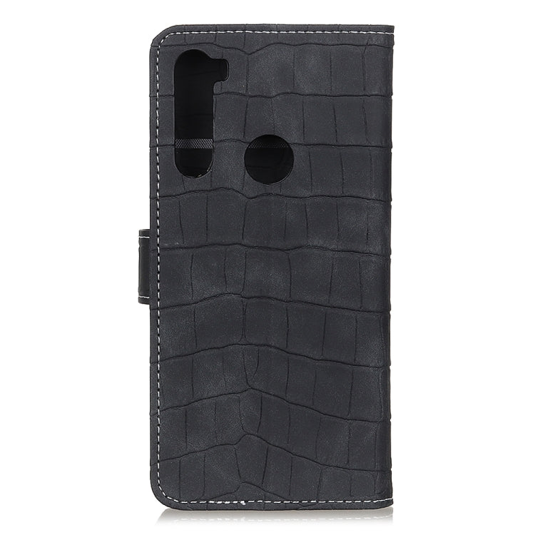 For Motorola Moto One Fusion Plus Crocodile Texture Horizontal Flip Leather Case with Holder & Card Slots & Wallet