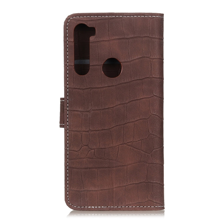 For Motorola Moto One Fusion Plus Crocodile Texture Horizontal Flip Leather Case with Holder & Card Slots & Wallet