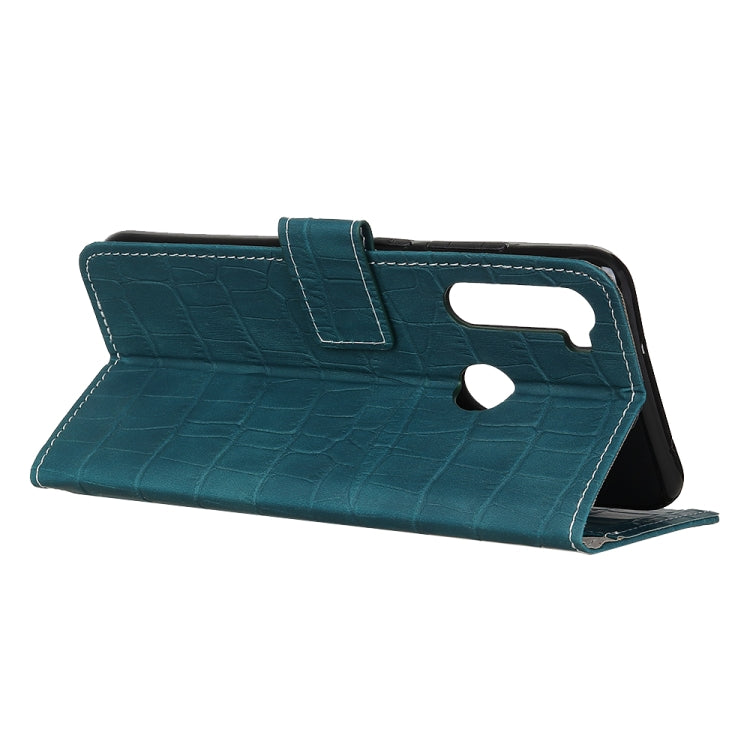 For Motorola Moto One Fusion Plus Crocodile Texture Horizontal Flip Leather Case with Holder & Card Slots & Wallet