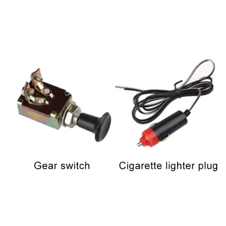 12 inch Bus / Car Suspended Ceiling Shaking Head Electric Cooling Fan, Voltage:DC12V