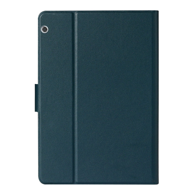 For Huawei MediaPad T3 Solid Color Horizontal Flip Leather Case with Card Slots & Holder