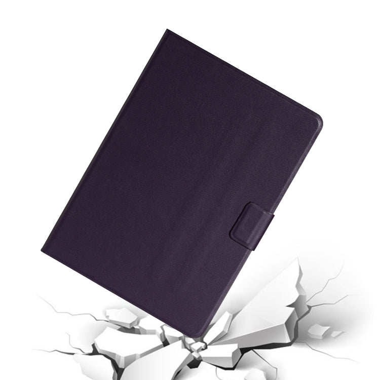 For Huawei MediaPad T5 Solid Color Horizontal Flip Leather Case with Card Slots & Holder
