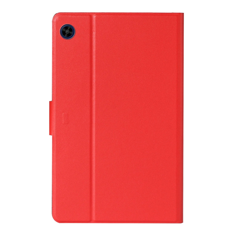 For Huawei MediaPad T8 Solid Color Horizontal Flip Leather Case with Card Slots & Holder