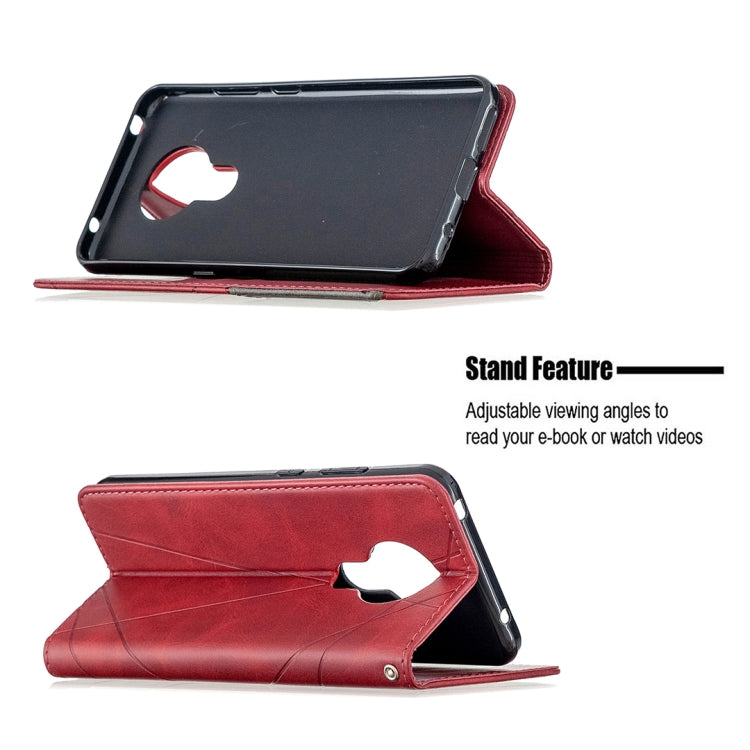 For Nokia 5.3 Rhombus Texture Horizontal Flip Magnetic Leather Case with Holder & Card Slots & Wallet