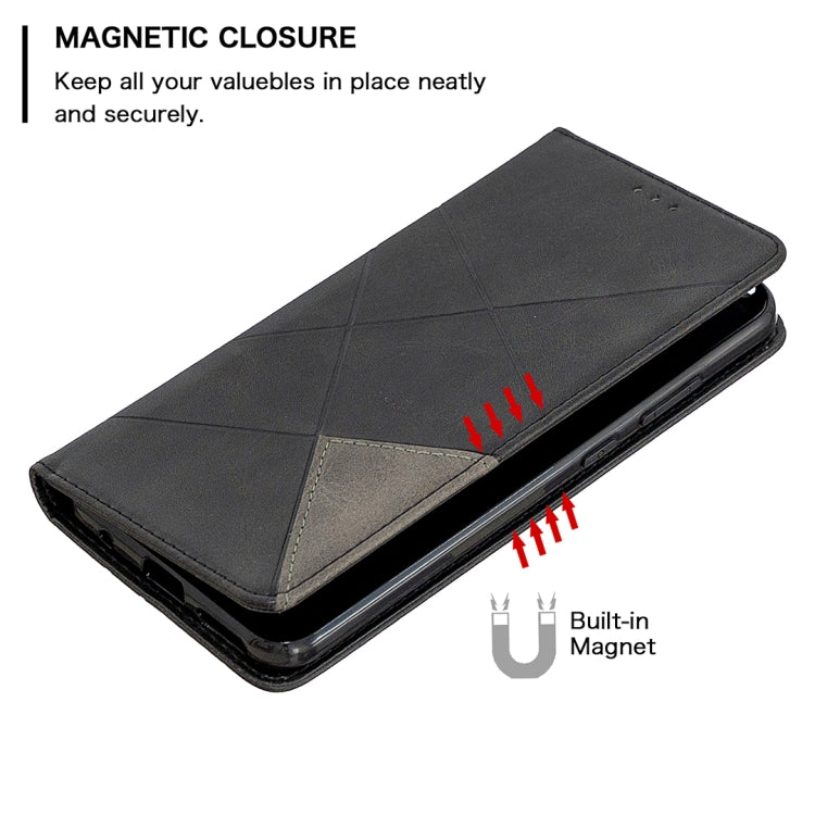 For Nokia 5.3 Rhombus Texture Horizontal Flip Magnetic Leather Case with Holder & Card Slots & Wallet