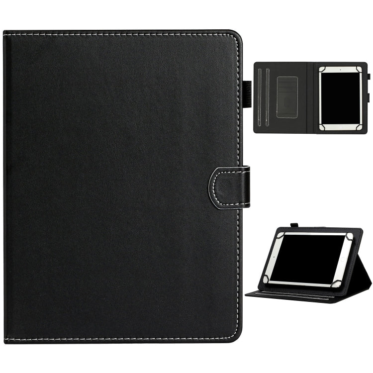 For 7 inch Universal Solid Color Horizontal Flip Leather Case with Card Slots & Holder & Pen Slot