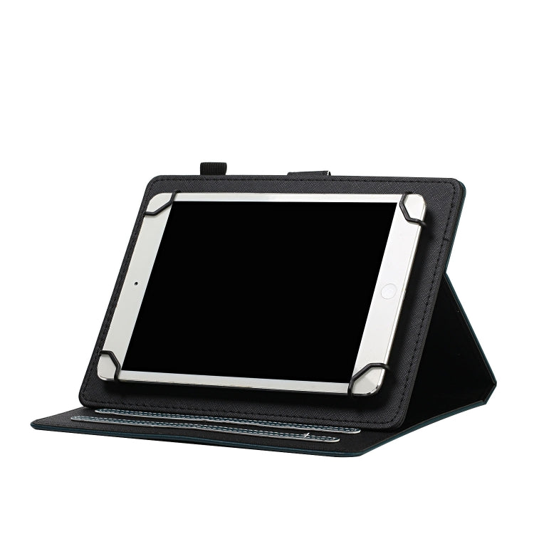 For 7 inch Universal Solid Color Horizontal Flip Leather Case with Card Slots & Holder & Pen Slot