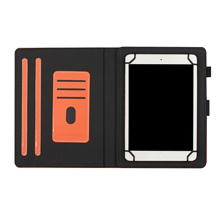 For 8 inch Universal Solid Color Horizontal Flip Leather Case with Card Slots & Holder & Pen Slot