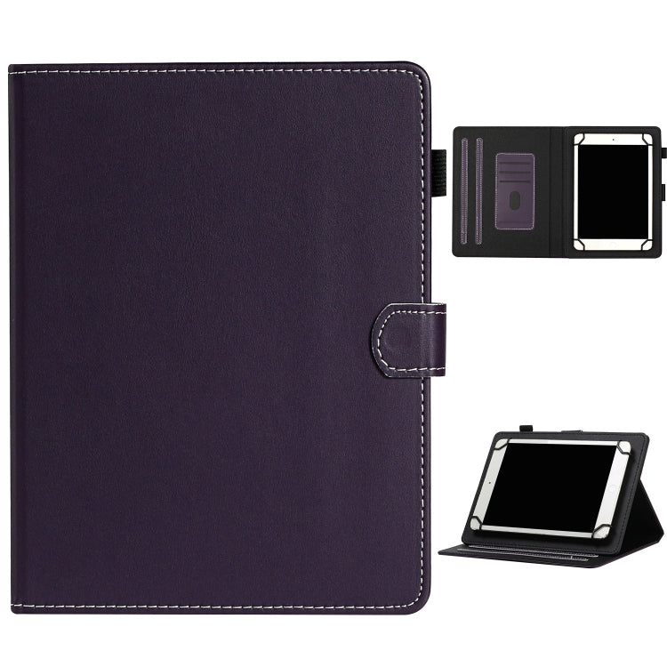 For 8 inch Universal Solid Color Horizontal Flip Leather Case with Card Slots & Holder & Pen Slot