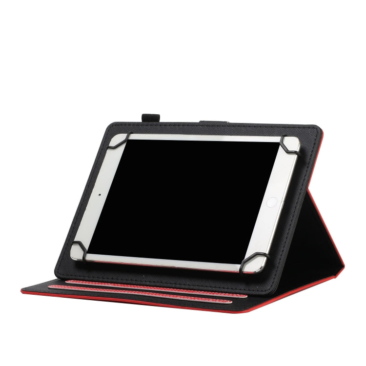 For 10 inch Universal Solid Color Horizontal Flip Leather Case with Card Slots & Holder & Pen Slot