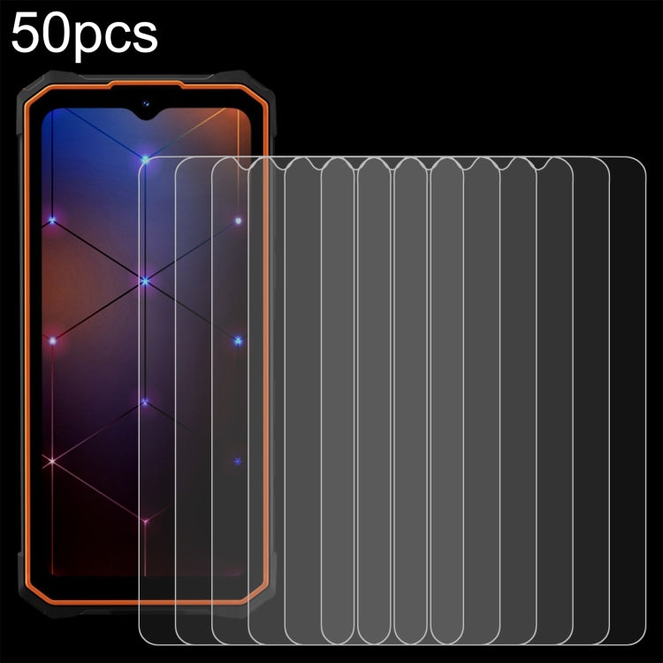 For Hotwav Cyber 13 Pro 50pcs 0.26mm 9H 2.5D Tempered Glass Film