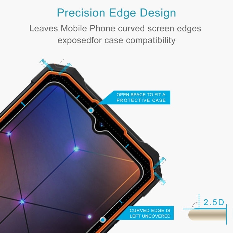 For Hotwav Cyber 13 Pro 50pcs 0.26mm 9H 2.5D Tempered Glass Film