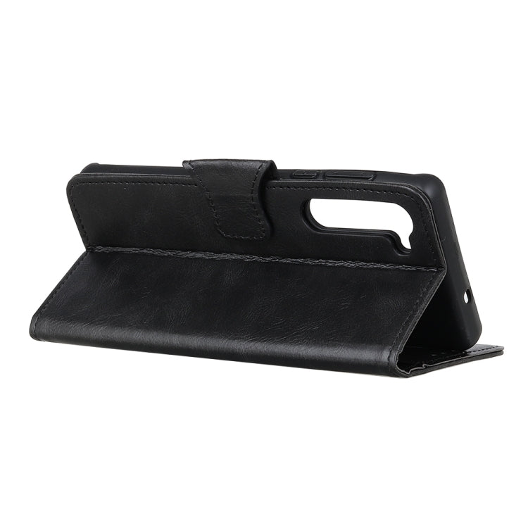 For Motorola Moto Edge Mirren Crazy Horse Texture Horizontal Flip Leather Case with Holder & Card Slots & Wallet