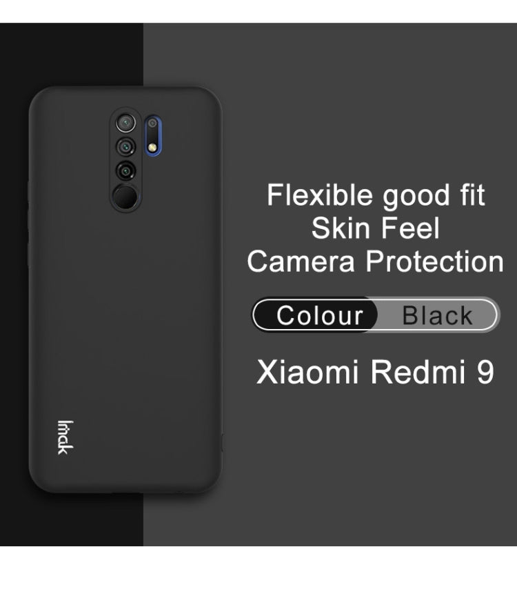 For Xiaomi Redmi 9 IMAK UC-2 Series Shockproof Full Coverage Soft TPU Case