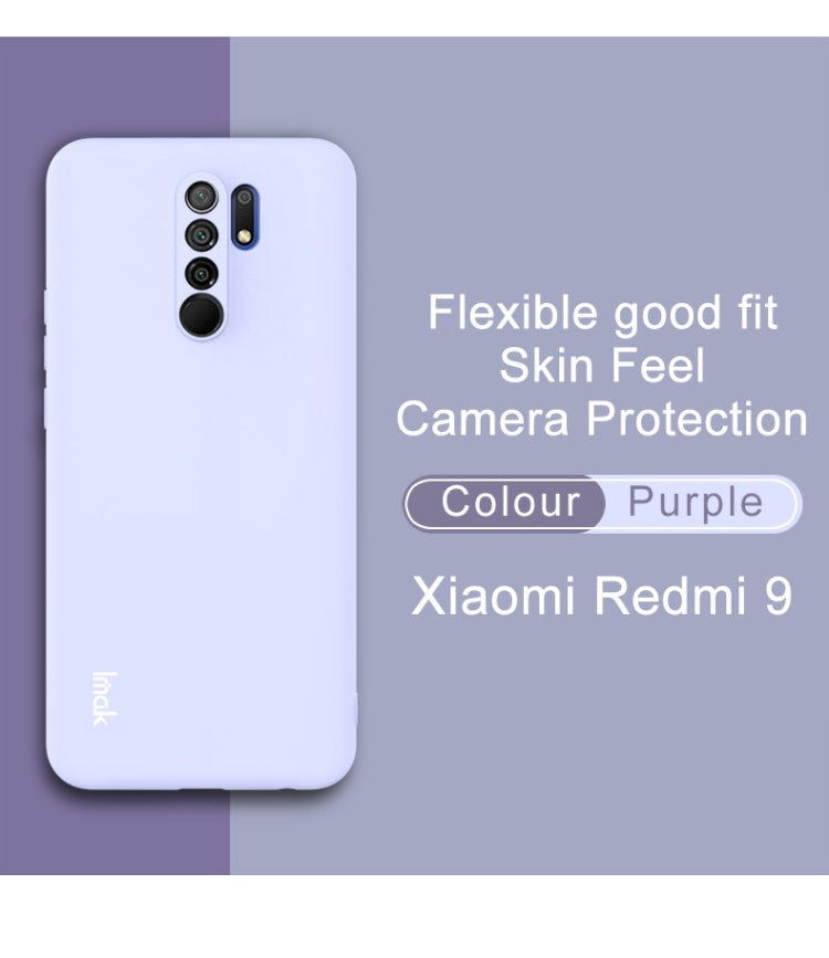 For Xiaomi Redmi 9 IMAK UC-2 Series Shockproof Full Coverage Soft TPU Case
