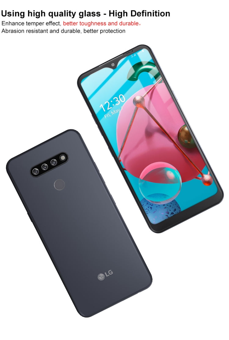 For LG K51 IMAK Pro+ Series Full Screen Tempered Glass Film