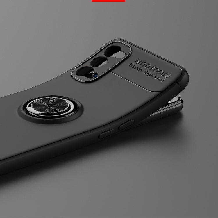 For OPPO Reno4 Lenuo Shockproof TPU Protective Case with Invisible Holder