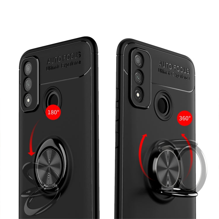 For Huawei P Smart (2020) Lenuo Shockproof TPU Protective Case with Invisible Holder