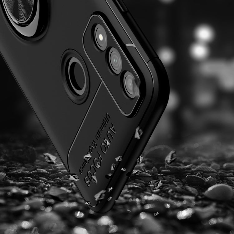 For Huawei P Smart (2020) Lenuo Shockproof TPU Protective Case with Invisible Holder