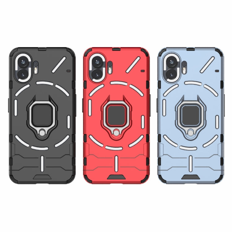 For Nothing Phone 2 Shockproof PC + TPU Holder Phone Case