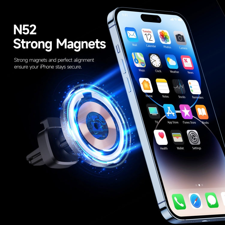 DUZZONA V2 15W Transparent Car Magnetic Wireless Charger