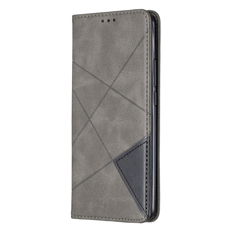 For Xiaomi Redmi 9 Rhombus Texture Horizontal Flip Magnetic Leather Case with Holder & Card Slots & Wallet