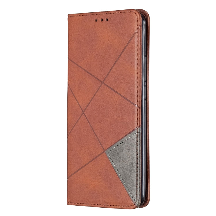 For Xiaomi Redmi 9 Rhombus Texture Horizontal Flip Magnetic Leather Case with Holder & Card Slots & Wallet