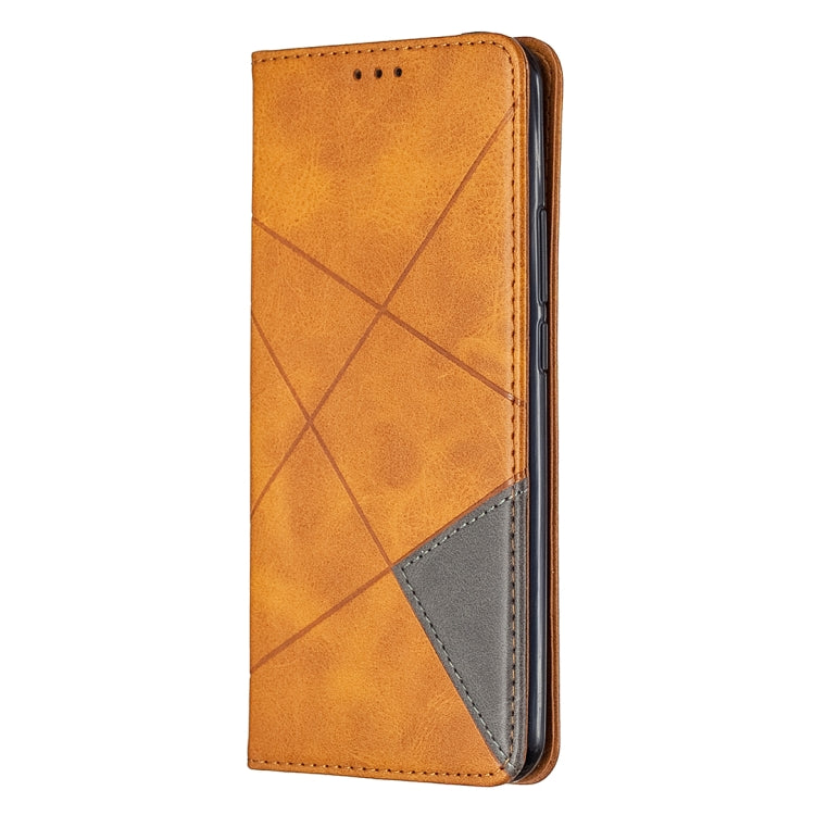 For Xiaomi Redmi 9 Rhombus Texture Horizontal Flip Magnetic Leather Case with Holder & Card Slots & Wallet