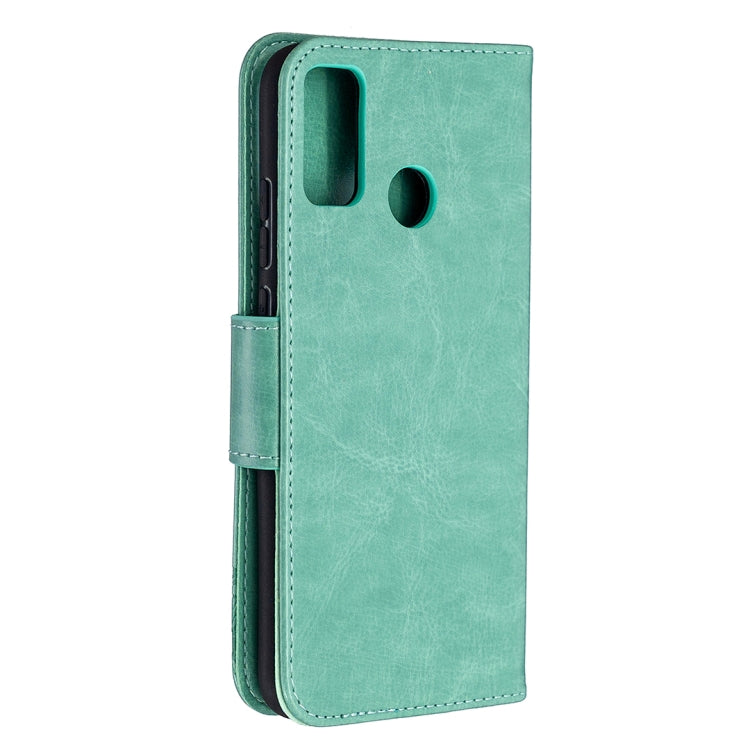 For Huawei Honor 9X Lite Two Butterflies Embossing Pattern Horizontal Flip Leather Case with Holder & Card Slot & Wallet & Lanyard