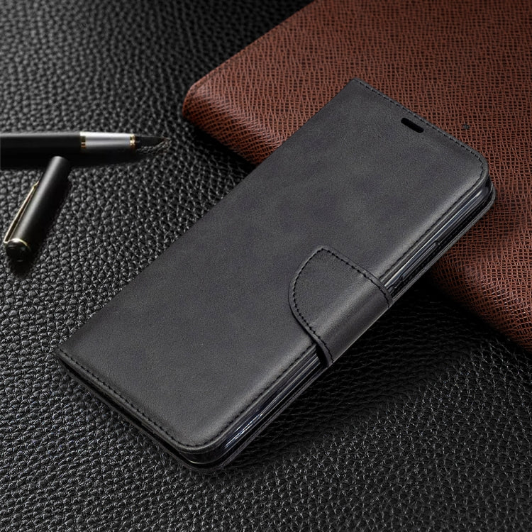 For Xiaomi Redmi 9 Retro Lambskin Texture Pure Color Horizontal Flip PU Leather Case with Holder & Card Slots & Wallet & Lanyard