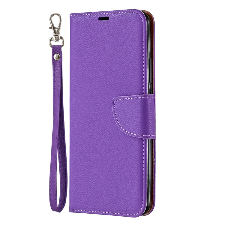 For Xiaomi Redmi 9 Litchi Texture Pure Color Horizontal Flip PU Leather Case with Holder & Card Slots & Wallet & Lanyard
