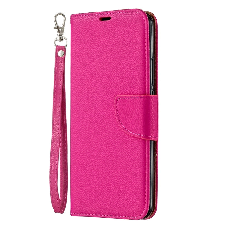 For Xiaomi Redmi 9 Litchi Texture Pure Color Horizontal Flip PU Leather Case with Holder & Card Slots & Wallet & Lanyard