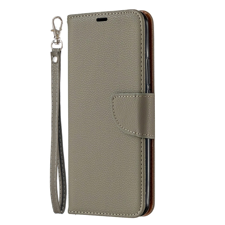 For Xiaomi Redmi 9 Litchi Texture Pure Color Horizontal Flip PU Leather Case with Holder & Card Slots & Wallet & Lanyard