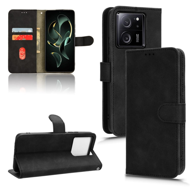 For Xiaomi Redmi K60 Ultra Skin Feel Magnetic Flip Leather Phone Case