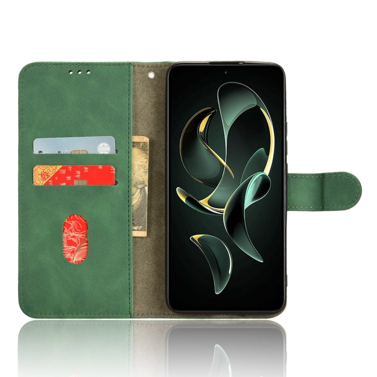 For Xiaomi Redmi K60 Ultra Skin Feel Magnetic Flip Leather Phone Case