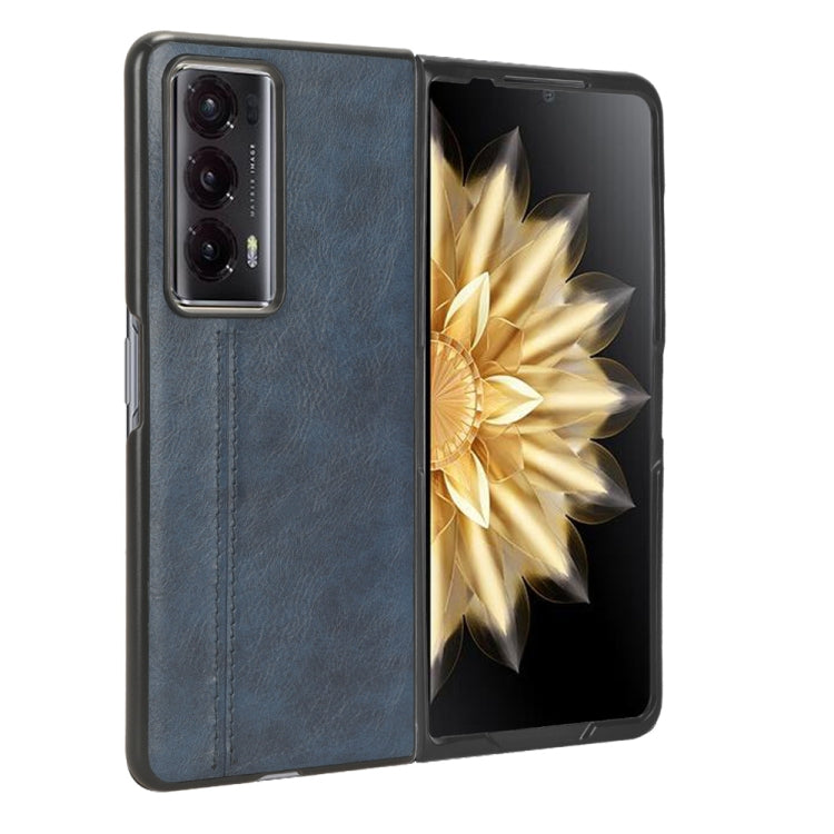 For Honor Magic V2 Cow Pattern Sewing Back Cover Phone Case